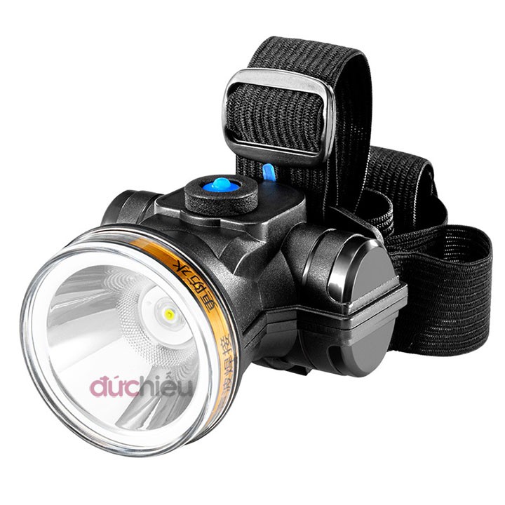 Đèn pin đội đầu chống nước sáng mạnh có ánh sáng vàng - DP