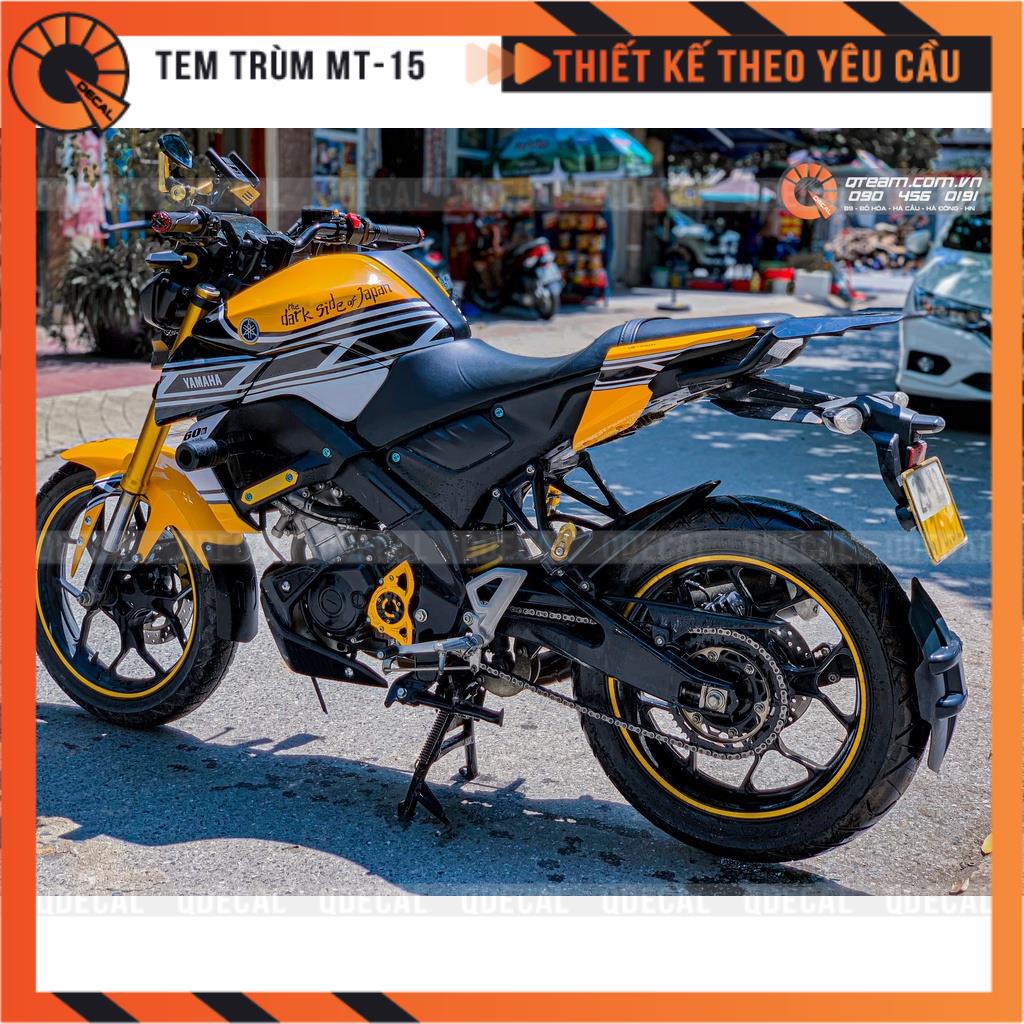 Tem trùm MT15 decal 3 lớp kiểu kỷ niệm 60 năm YAMAHA thiết kế theo yêu cầu