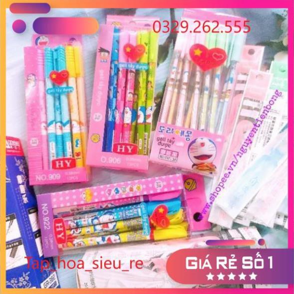 (Rẻ Vô địch) Bút bi xóa được, bút xóa được (01hộp/12cây)