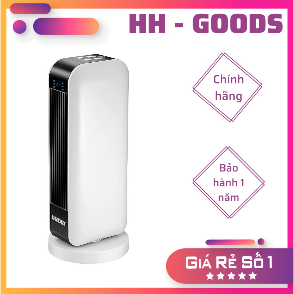 Quạt sưởi Unold 86430 Keramik-Heizlufter Design màn hình led trực quan dễ dàng điều chỉnh nhiệt độ