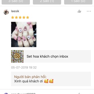 Hoa bột ôm móng 3k9