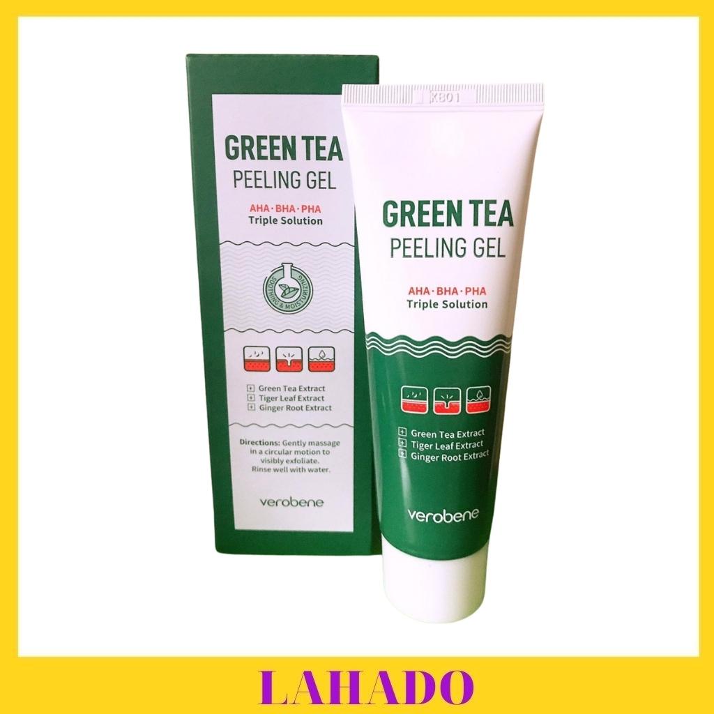 Tẩy tế bào da chết trà xanh body toàn thân Verobene Green Tea Peeling Gel 70g