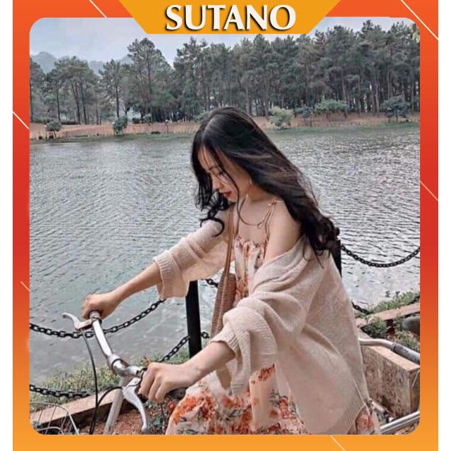 Áo Khoác Len Cardigan Mỏng đi biển mùa hè Phong Cách Hàn Quốc A275 | BigBuy360 - bigbuy360.vn