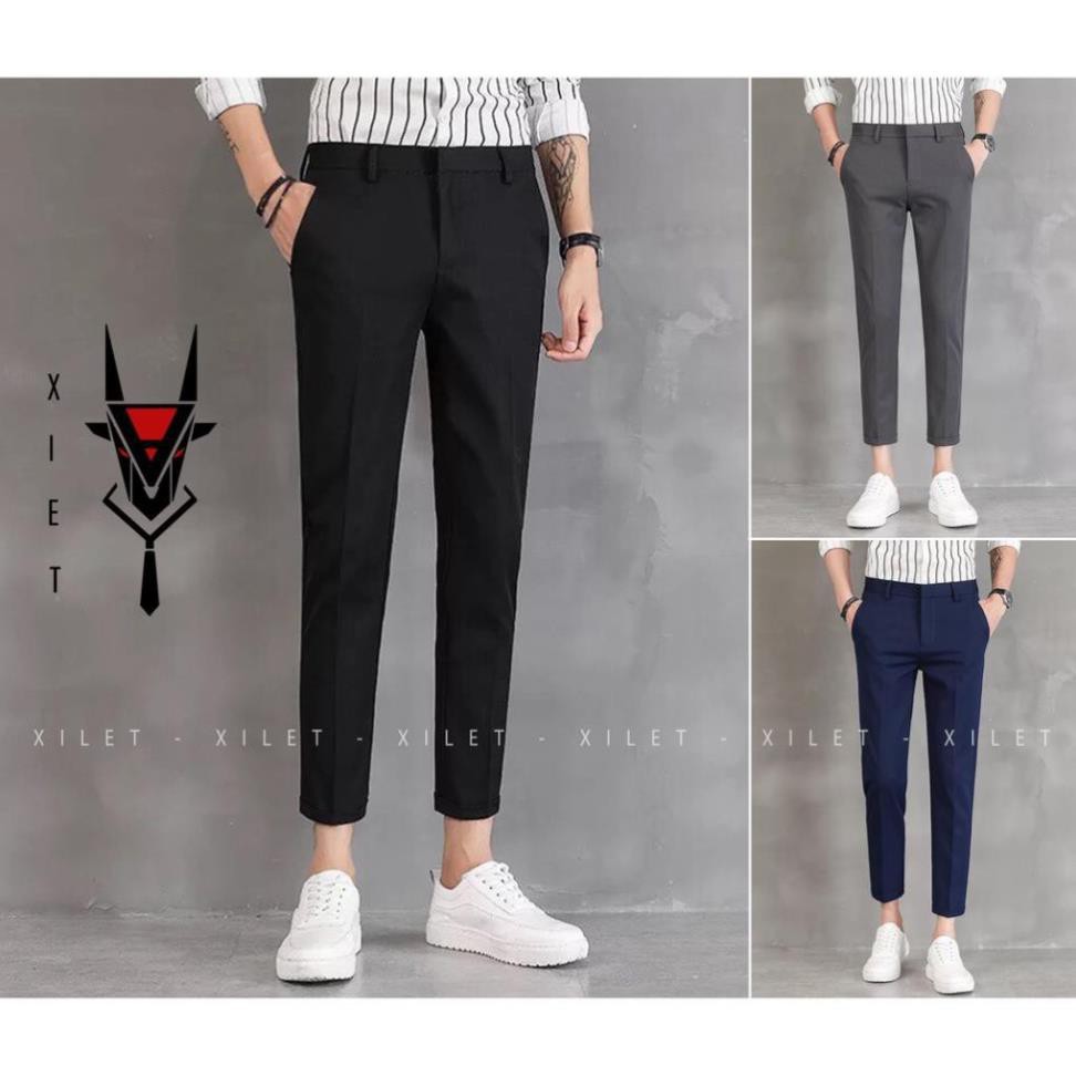 [HÀNG CAO CẤP] Quần âu ( tây ) nam dáng Hàn Quốc ống côn siêu đẹp