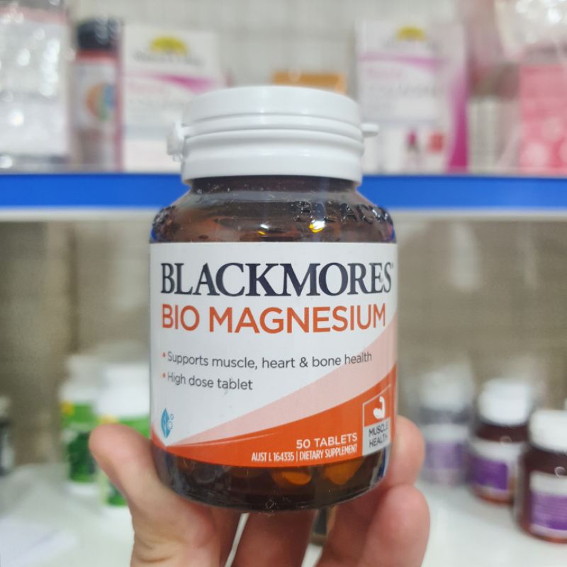 Blackmores Bio Magnesium - Chuột rút, đau dây thần kinh, magie, mg