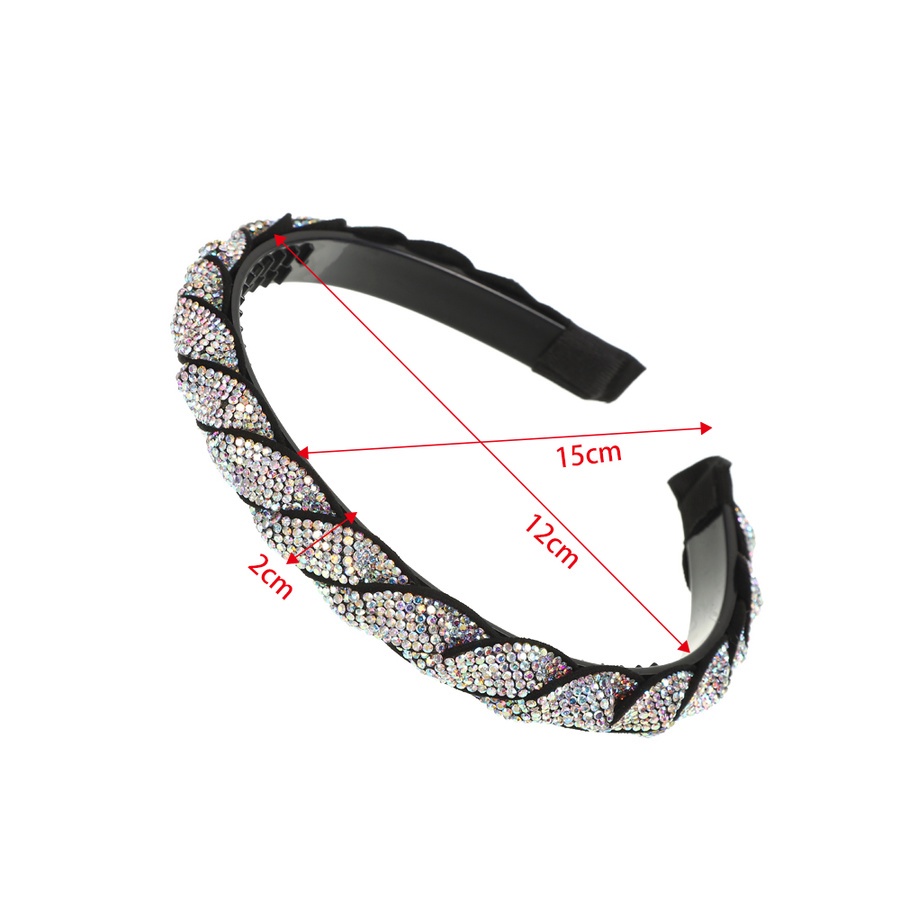 Băng đô cài tóc đính đá pha lê nhân tạo thời trang phong cách hàn quốc cho nữ