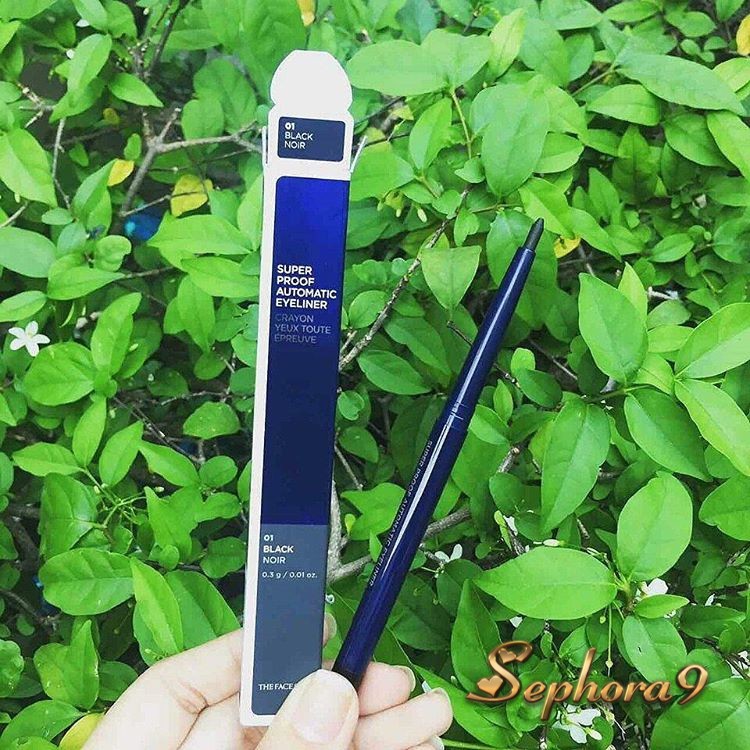 Chì kẻ mắt TFS Super Proof Automatic Eyeliner The Face Shop siêu chống nước