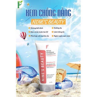 Kem Chống Nắng Sinh Học Nines Beauty SPF 50+++ Dưỡng Ẩm Làm Trắng Mờ Nám Trắng Da