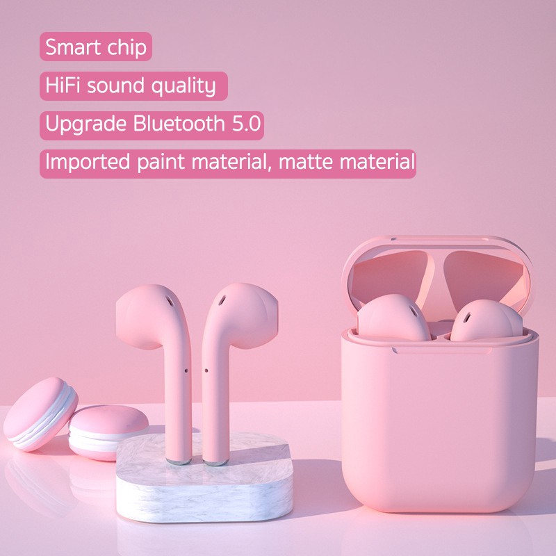 Tai nghe Inpods I12/12s TWS điều khiển cảm ứng kết nối bluetooth 5.0 phong cách Hàn Quốc | BigBuy360 - bigbuy360.vn