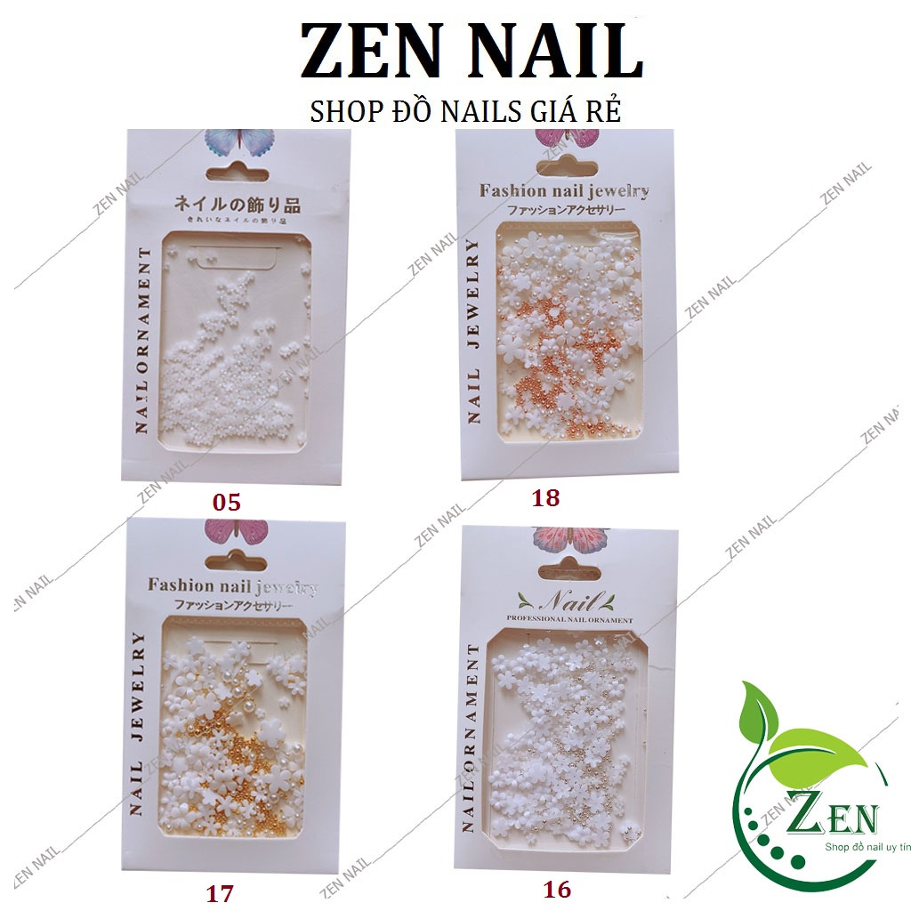 Charm nail ,Charm hoa nhí gắn móng cao cấp Hottrend 2021