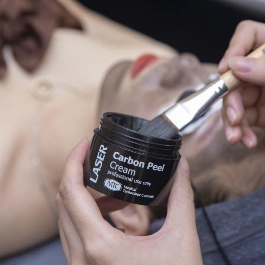 Carbon Peel Cream Mtc Skin-Than hoạt tính bắn Lazer Carbon phục hồi da tăng colagen tiêu diệt nám tàn nhang
