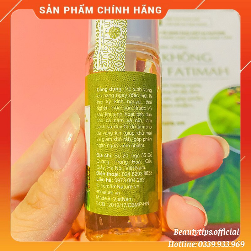 (Mini) Dung Dịch Vệ Sinh Phụ Nữ Trầu Không I'm Nature 20ml