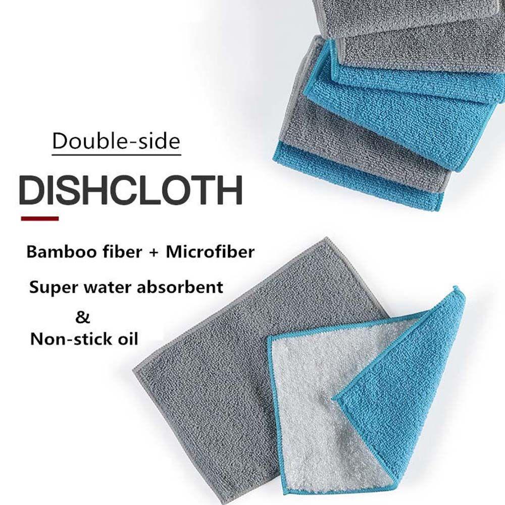 Khăn Lau Bằng Sợi Tre Hai Mặt Thấm Hút Tốt Thân Thiện Với Môi Trường