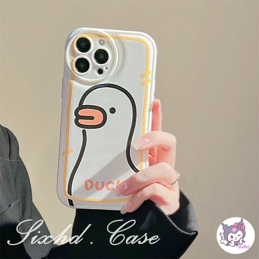 Ốp Lưng Điện Thoại cho OPPO A78 A57 A76 A96 A16K A16 A15 A74 A55 A54 A53 A33 A32 A31 A9 A5 Reno 8T 8Z 7Z 6Z 5Z A5s A3s A95 A94 A93 A92 A52 F11 F9 sixhd Ốp Điện Thoại TPU Đệm Khí Chống Sốc In Hình Vịt Hoạt Hình Cho
