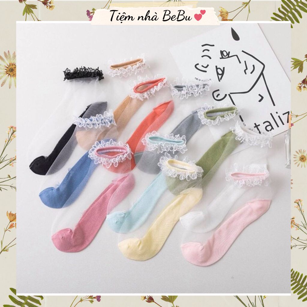 Tất Ren Lụa Công Chúa Hot Trend 2020