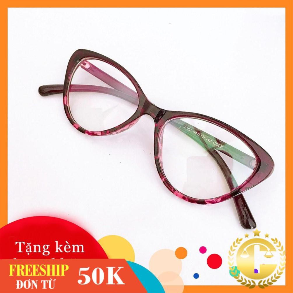 Gọng kính 2383 kèm -gọng kính giả cận thời trang nhận cắt mắt cận viễn loạn