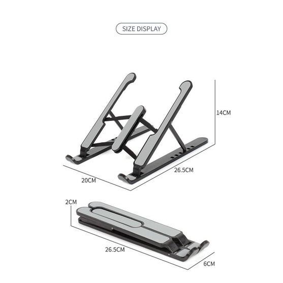Giá Đỡ Laptop / Máy Tính Bảng Dạng Đứng Nâng Chiều Cao Để Bàn Ký Túc Xá 15 Inch