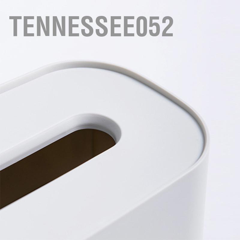 Tennessee052 Hộp lưu trữ khăn giấy để bàn Giá đỡ ăn bằng nhựa PP cho phòng tắm nhà bếp