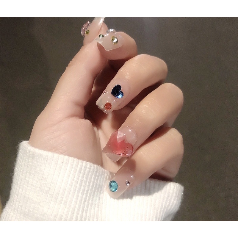 Hũ charm đá khối siêu sáng ,hàng cao cấp trang trí móng