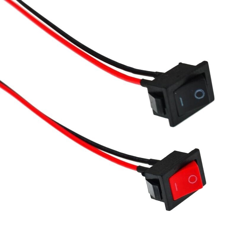 Công Tắc Chuyển Đổi Đèn Pha Bằng ABS Có Hai Dây Cho Xe Mô Tô