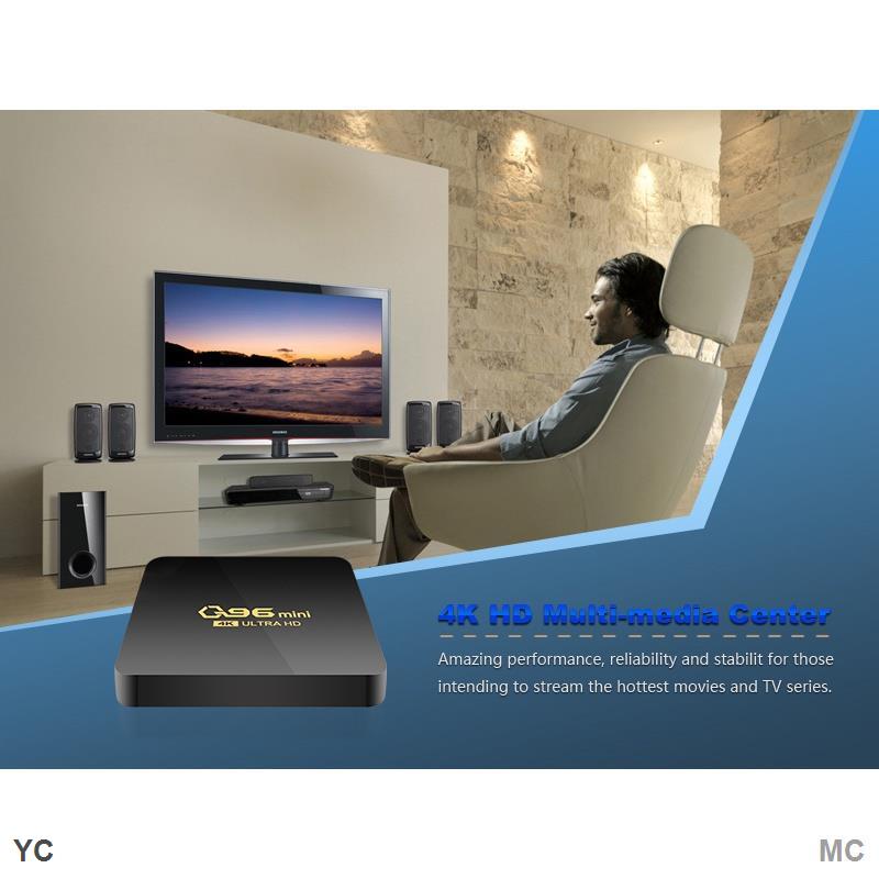 Đầu TV box q96 Mini 16 + 256GB 4K H. 265 s905l Android 10.1 amlogic S905 KèM Phụ KiệN Chuyên DụNg