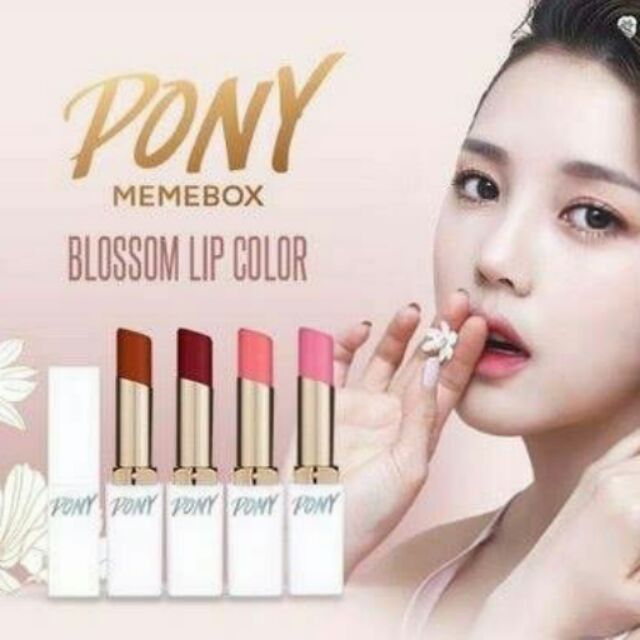 👒💗Son Lì Dạng Thỏi Pony Blossom Lipstick💗👒