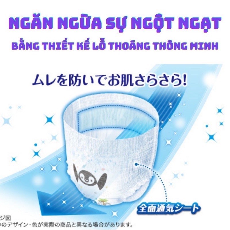 ⚡SIÊU PHẨM⚡Tã MOONY MÙA HÈ - Bỉm Moony mùa hè Nhật Bản Dán/Quần Đủ Size M56/L42/XL3