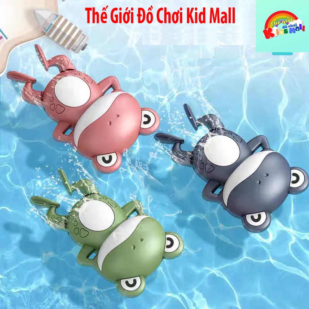 Đồ chơi trẻ em, Đồ chơi bồn tắm, Ếch bơi bồn tắm vặn cót, Quà tặng dành cho bé