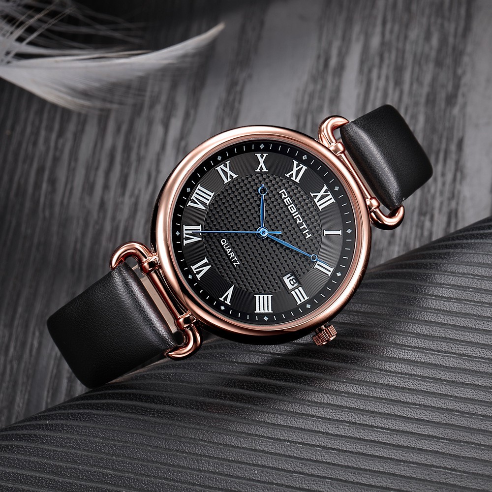 Đồng hồ nữ REBIRTH V3 dây da cao cấp đủ màu cực xinh | BigBuy360 - bigbuy360.vn