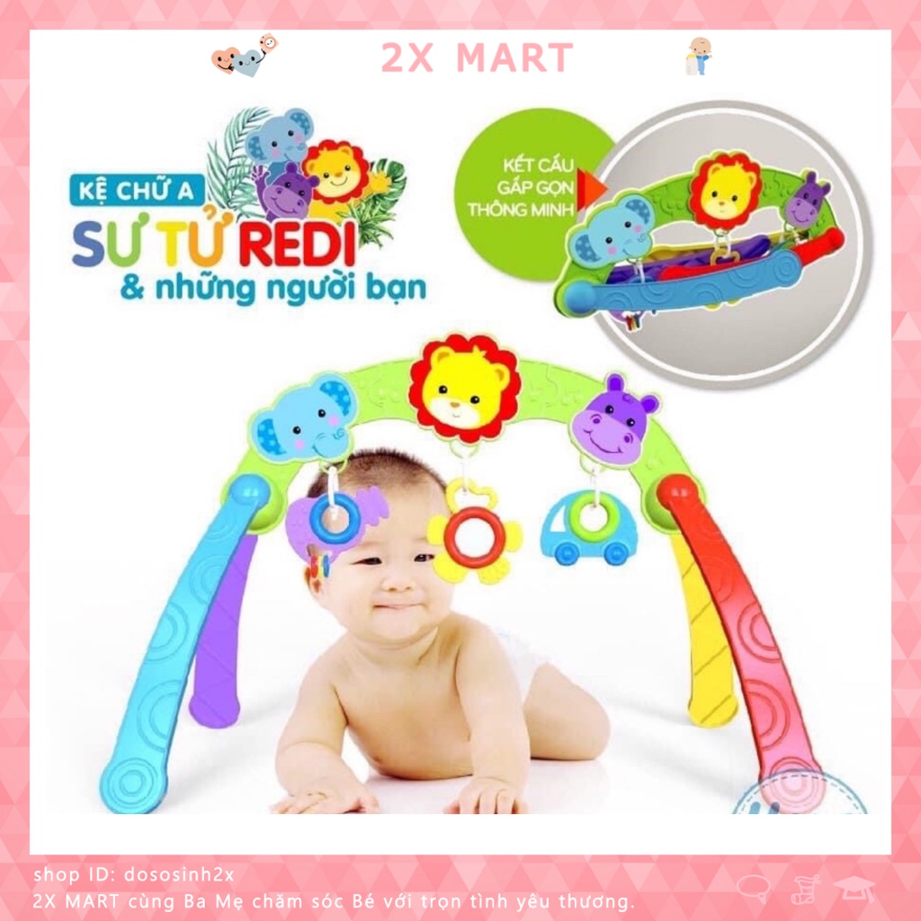 Kệ chữ a sư tử có nhạc cho bé  REDI