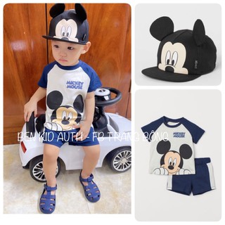 Bộ mickey H&M AUTH cho bé(ib shop lấy mã giảm giá)