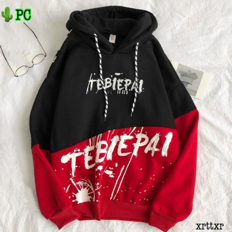 ÁO HOODIE PHỐI HAI MÀU PHONG CÁCH MỚI