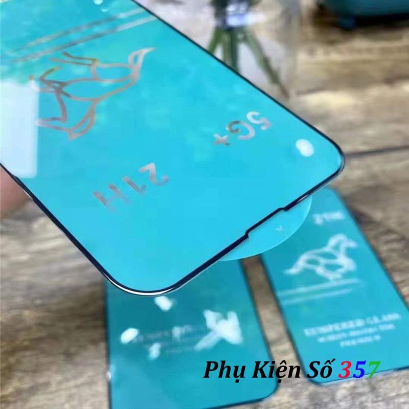 Cường lực IPHONE 6--&gt;12Promax Con Ngựa 21H độ cứng kính cao hơn cường lực thông thường (Tặng bộ lau)