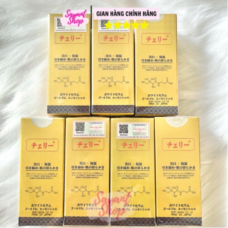 SERUM HOA ANH ĐÀO NHẬT BẢN VÀNG NON 24K TRẺ HOÁ DA 30ml