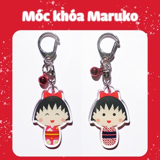 COMBO Móc khóa - Cặp đôi dễ thương Maruko & Hanawa