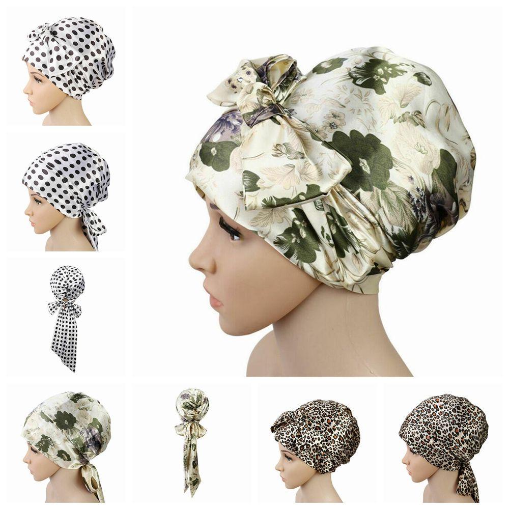 Mũ Trùm Đầu Bằng Lụa Satin Che Phủ Tóc Khi Ngủ