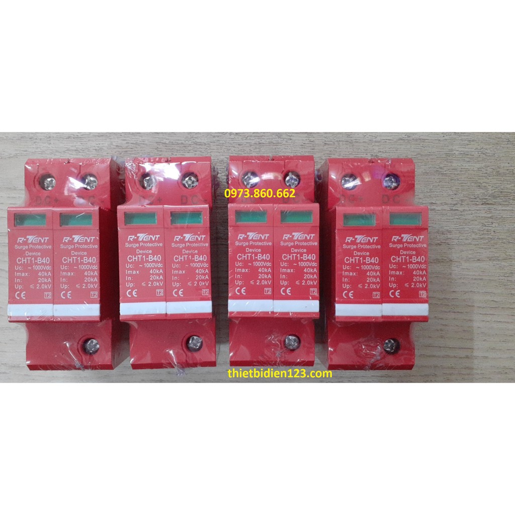 Chống sét lan truyền DC 2P 1000V Rtent -TBĐ