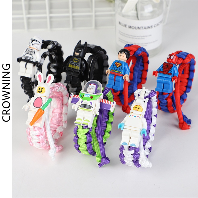 Vòng tay dây bện thủ công phong cách Buzz Lightyear hoạt hình cho nam nữ F473