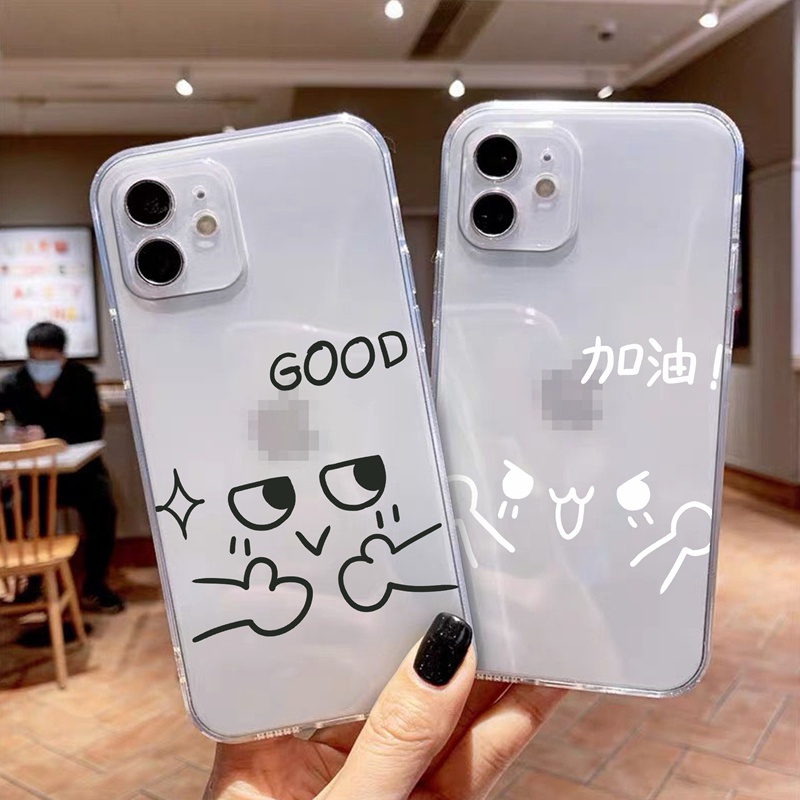 Ốp lưng iphone Ốp điện thoại Suntaiho TPU trong suốt hình vui nhộn thích hợp cho iPhone 13 12 11 X Xs XR Pro Max 8 7 Plus 6 6s