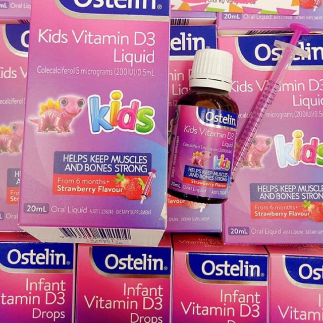 Vitamin D3 liquid ostelin tnk113