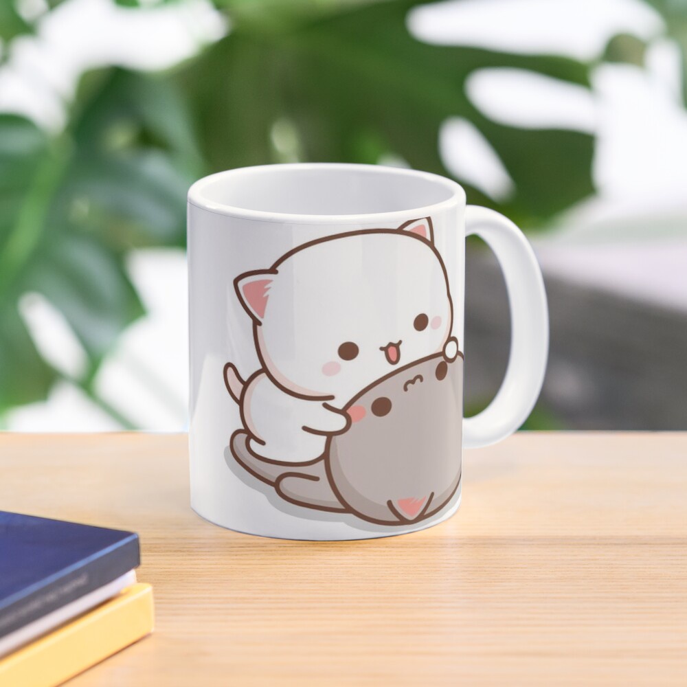 Cốc sứ in hình mochi cat mèo cute