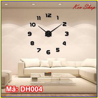 ✴️Đồng hồ dán tường 3D mang phong cách thời thượng - Đồng hồ dán tường DH004