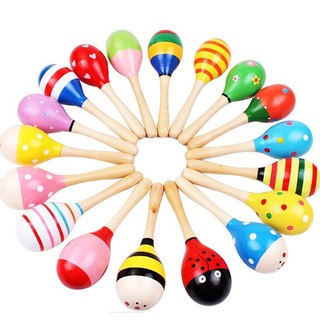 Lục lạc gỗ tròn bé 11cm