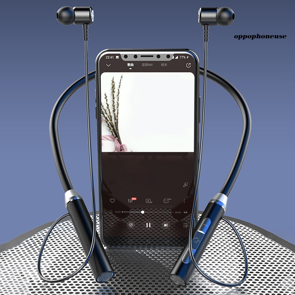 Tai nghe không dây Bluetooth đeo cổ có khe cắm thẻ nhớ TF Oppo BT63