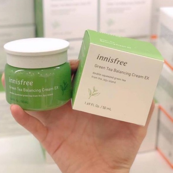 kem dưỡng innisfree xanh