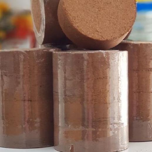 Mụn sơ dừa viên nén 450-500g. Giá thể trồng cây, rau mầm, rau sạch, ươm cây giống