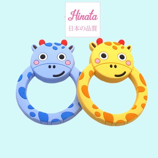 Thú ngậm nướu full silicone thương hiệu Hinata Nhật Bản, làm chậm cơn đau và ngứa nướu khi bé mọc răng