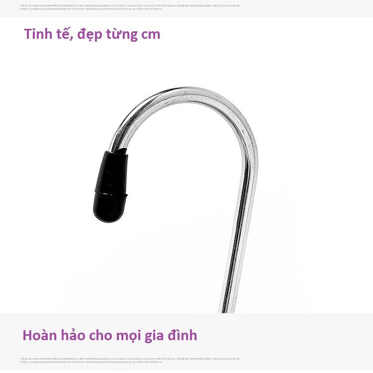 Vỉ 4 Móc Treo Đồ Hình Chữ S Tiện Dụng