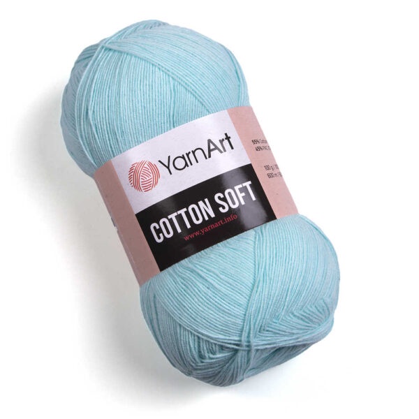 Len Cotton Soft - Nhập khẩu chính hãng từ YarnArt - 100gram dài 600m - Bảng màu 2/2