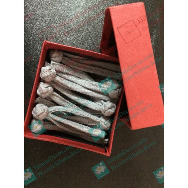 Set 10 khuy tàu, nút tàu dẹt màu ghi xanh áo dài, xườn xám, áo phật tử Hihata Decor